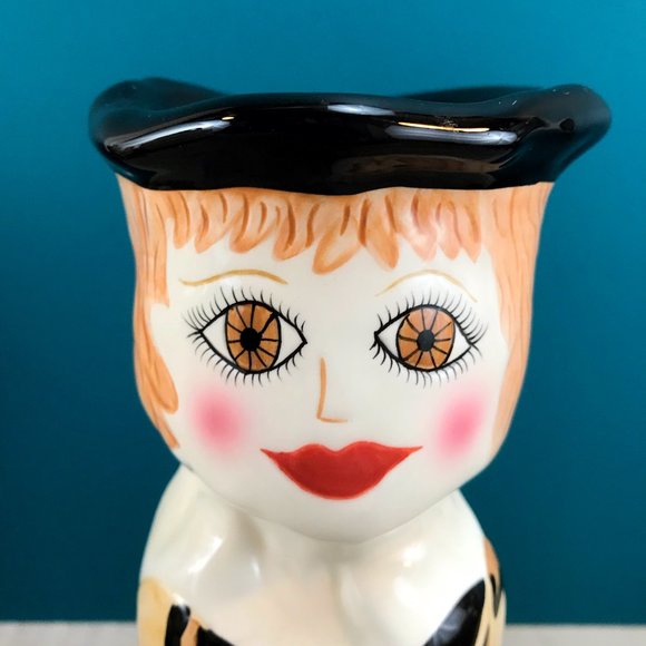 BELLA CASA Susan Paley Whimsical Figurative Vase 10" Francis Eclectic Decor - Picture 8 of 9